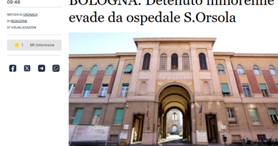 Evasione Ospedale civile Bologna detenuto IPM della Città, era stato IPM  Bari