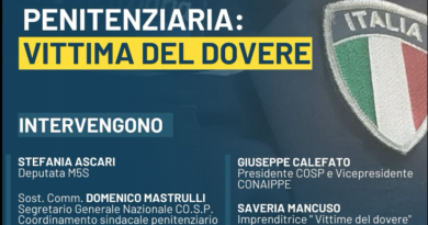 COSP,GIOVEDI STORICO PER MANIFESTARE IL DISSESO DEI POLIZIOTTI A ROMA!